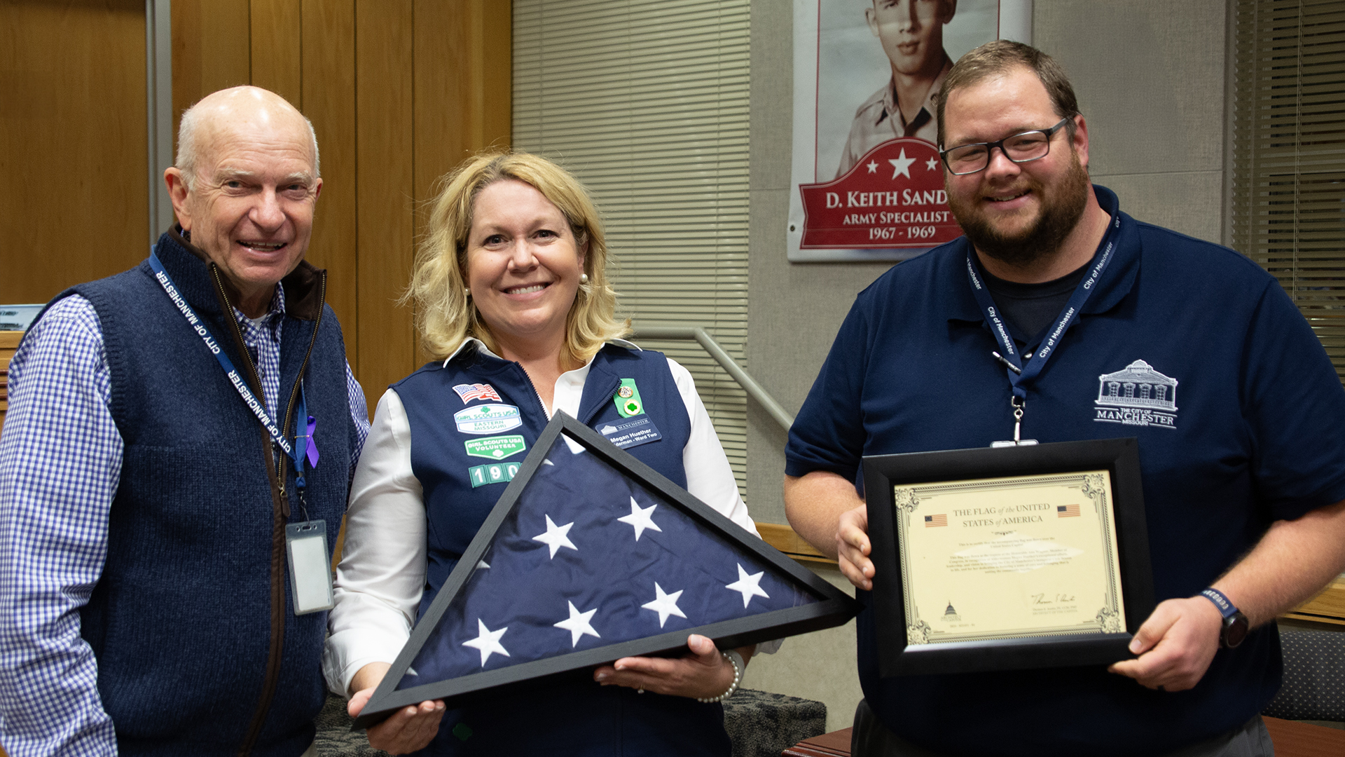 Manchester Honors Megan Huether 11-18-24