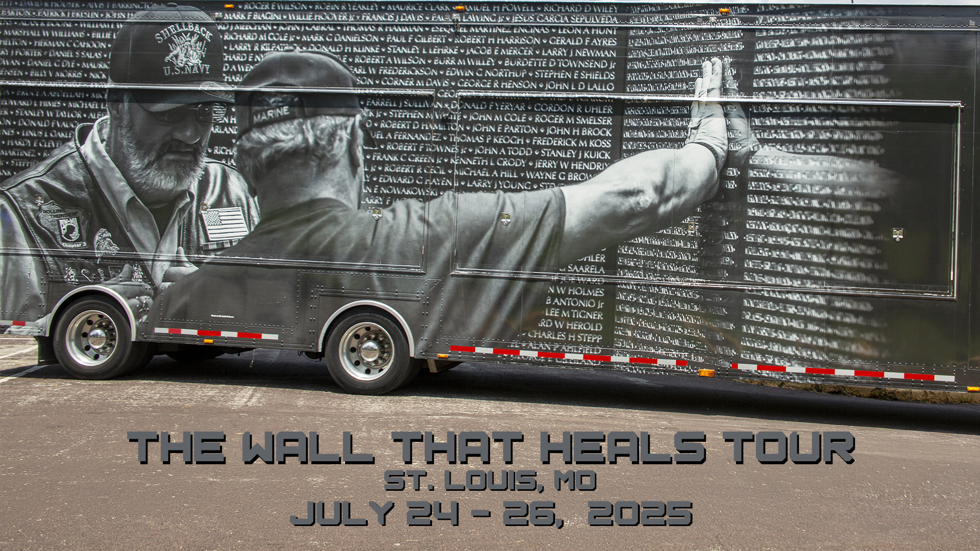 'The Wall That Heals' Tour  at Queeny Park  7-22-25