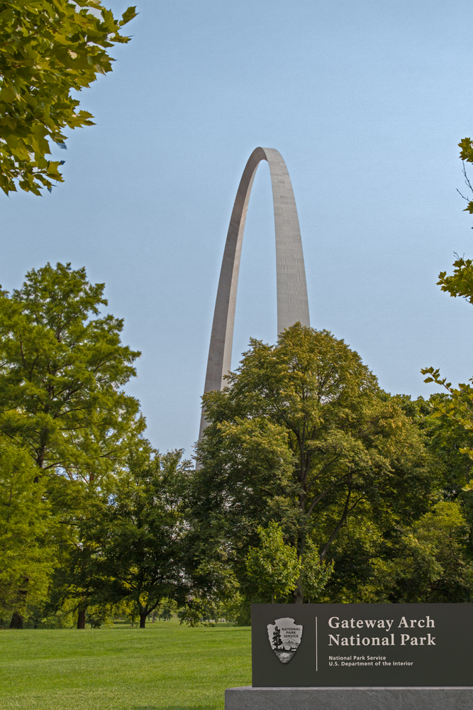 Gateway Arch National Park Plus Downtown St. Louis Buildings 5-31-19